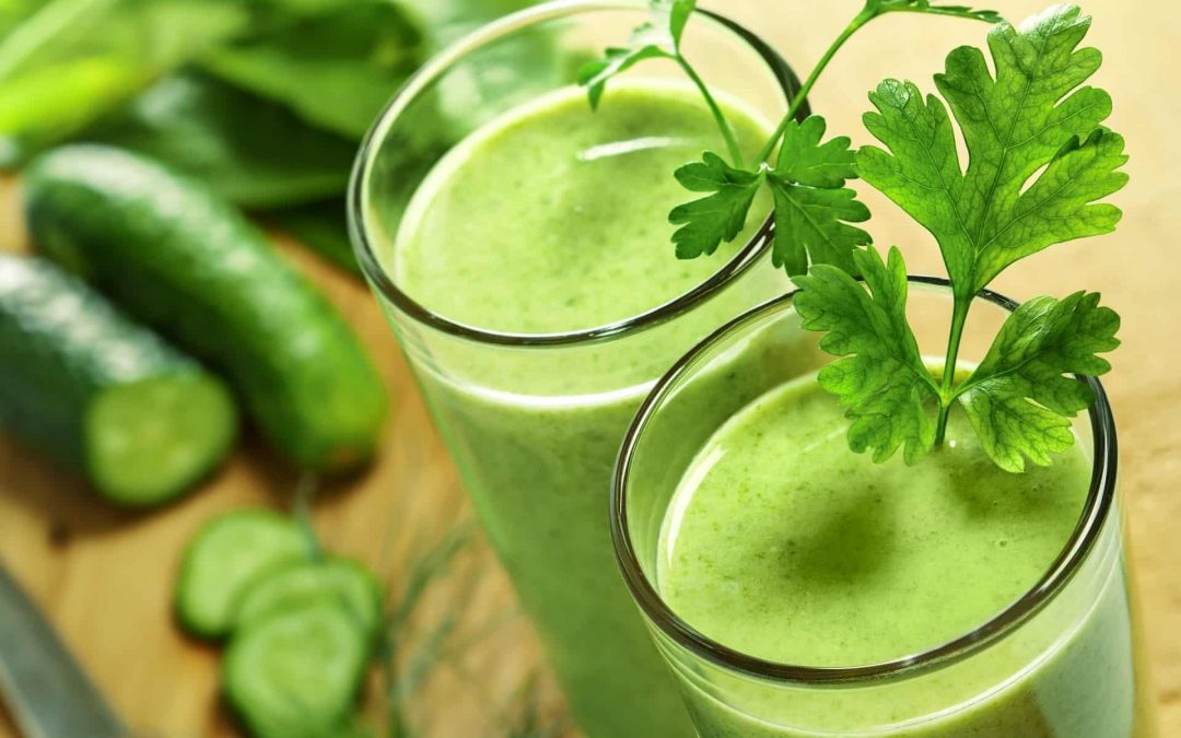 Les bienfaits des jus à base de légumes verts